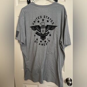 Under Armour Freedom Graphic Gray Tee